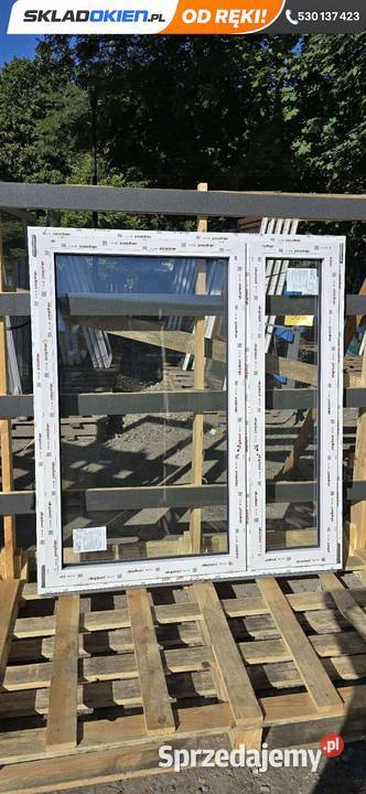 Nowe Okno PCV 147x164 nowe kolor biały Opole