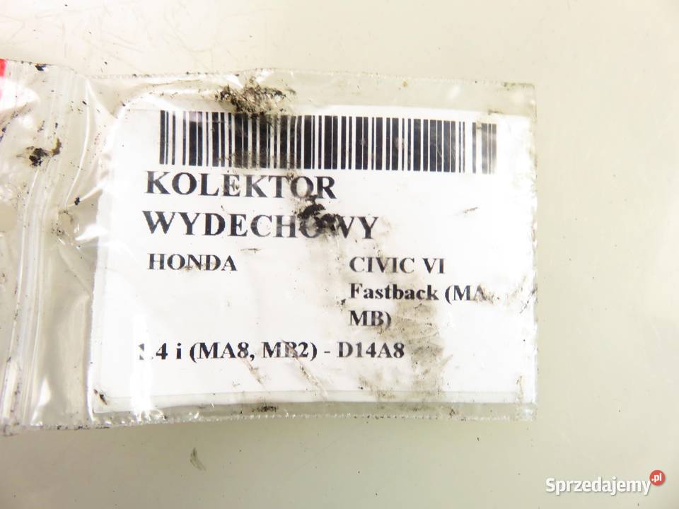 KOLEKTOR WYDECHOWY HONDA CIVIC VI 14