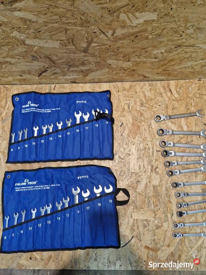 Falon Tech Klucze płaskooczkowe z grzechotką wielkopolskie Głogowa