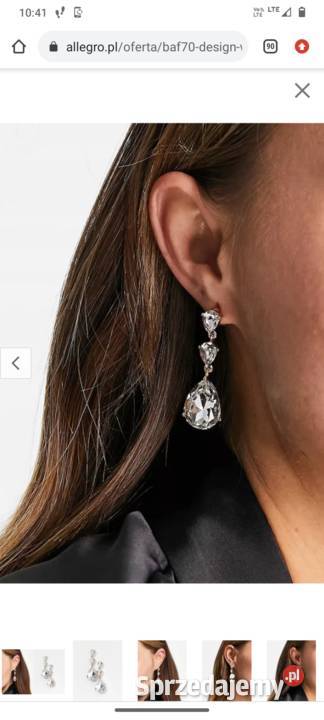 ASOS Bogato zdobione kolczyki wieczorowe z Dodatki