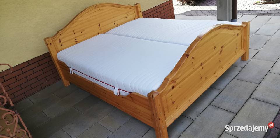 Łóżko drewniane 180x 200 łoże sypialnia stelaż