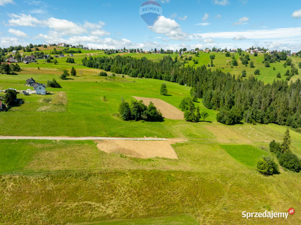 Działka budowlana Leszczyny 1073m2 25m Sprzedaż Sierockie