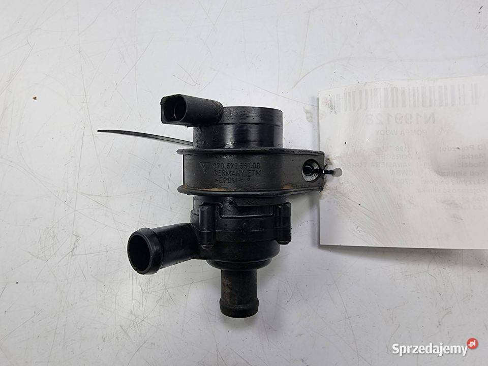 POMPA WODY PORSCHE PANAMERA TURBO 970 970572551 kujawsko-pomorskie Lipno