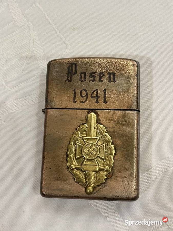 Niemiecka zapalniczka benzynowa III Rzesza Posen Kraków
