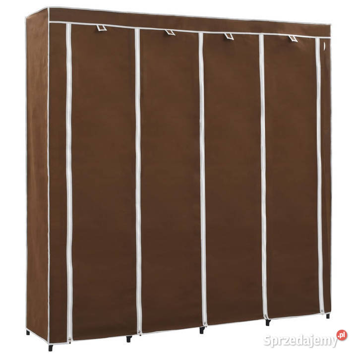 Szafa z 4 przegrodami brązowa 175x45x170 Warszawa