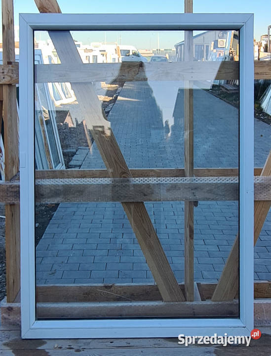 OKNA KacprzaK Witryna 114X131 FIX Używany PCV mazowieckie Siedlce