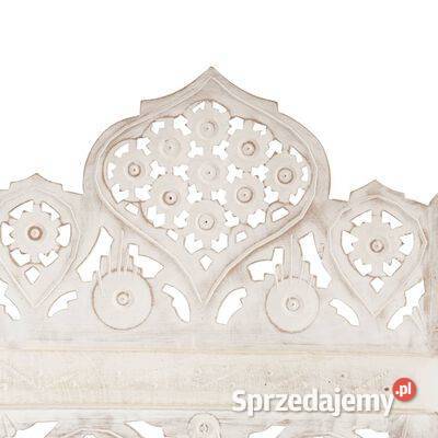 vidaXL Parawan 5panelowy rzeźbiony biały 200x165 mazowieckie Warszawa