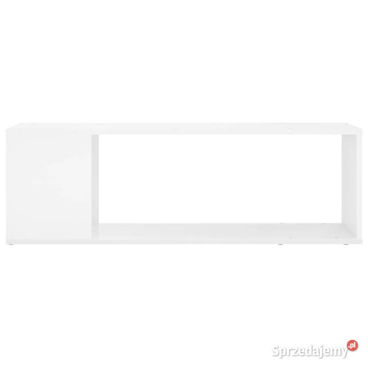 Szafka pod TV biała z połyskiem 100x24x32 RTV Warszawa
