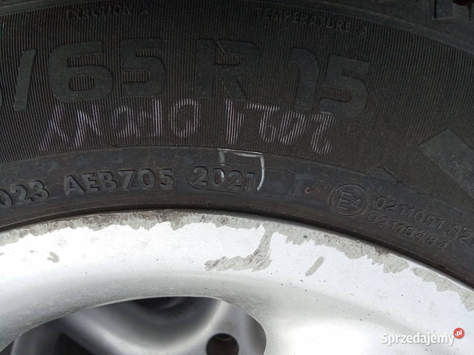 4x ALUFELGI Vw 15 OPONY z 2021 r Seat Audi Skoda wielkopolskie Wągrowiec