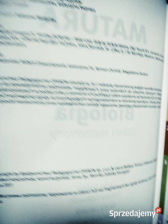 Vademecum maturzysty rozszerzenie biologia