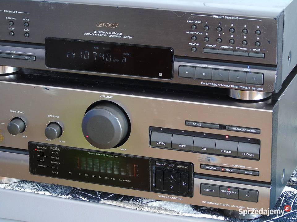 Wzmacniacz radio i korektor graficzny Sony Jasło