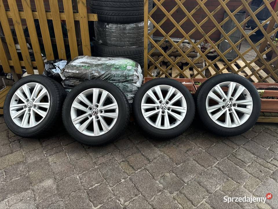Felgi Oryginalne VW Caddy z oponami 20555R16 Wrocław