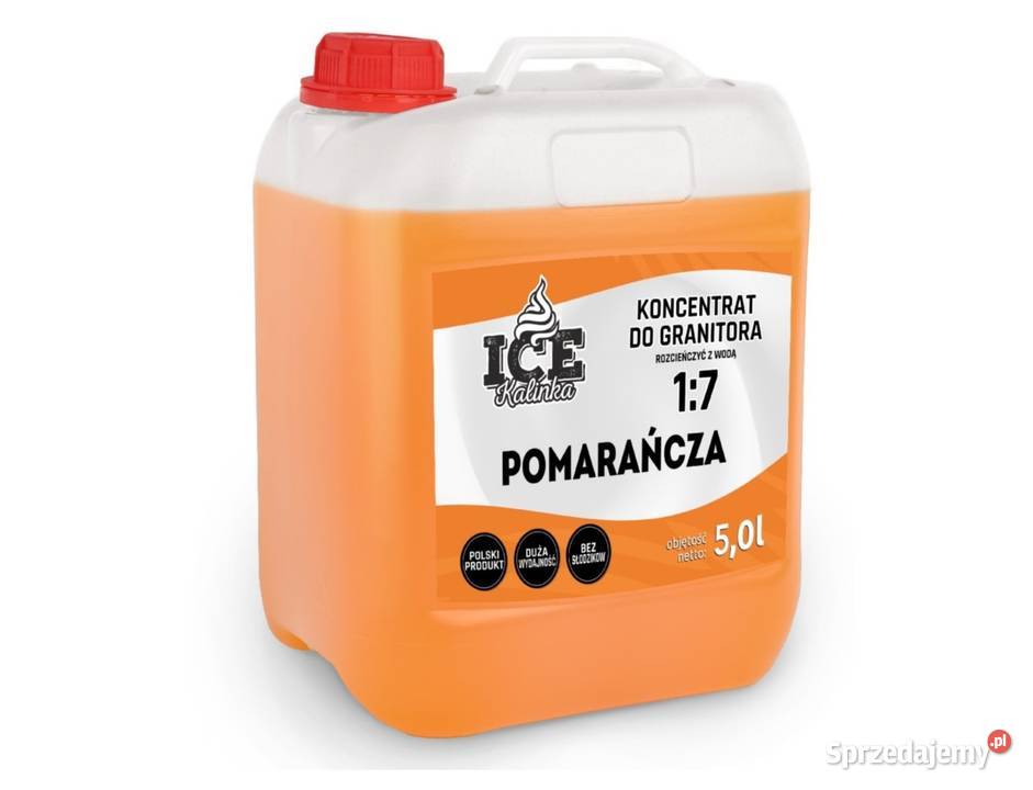 Syrop do granity do granitora slushy POMARAŃCZA Sandomierz