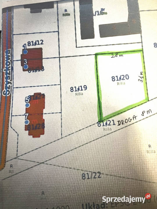 DZIAŁKA BUDOWLANA 409zł/m2 Umiastów