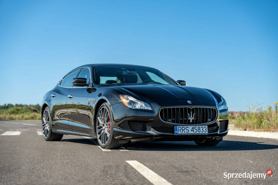 Maserati Quattroporte GTS 38L V8 530 Bogate czarny Ropczyce