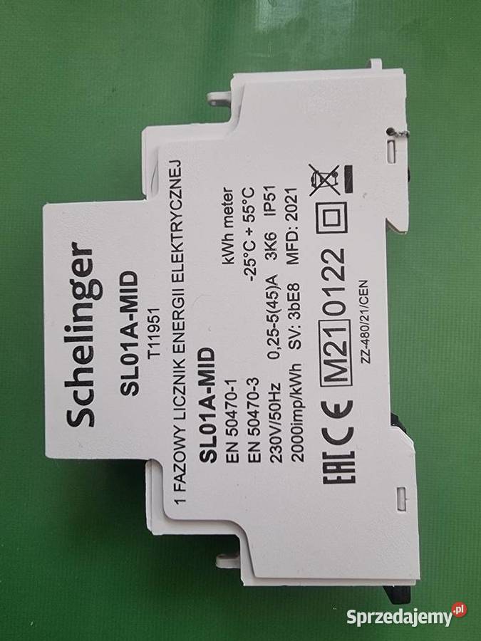 Licznik energii elektrycznej jednofazowy śląskie Gliwice