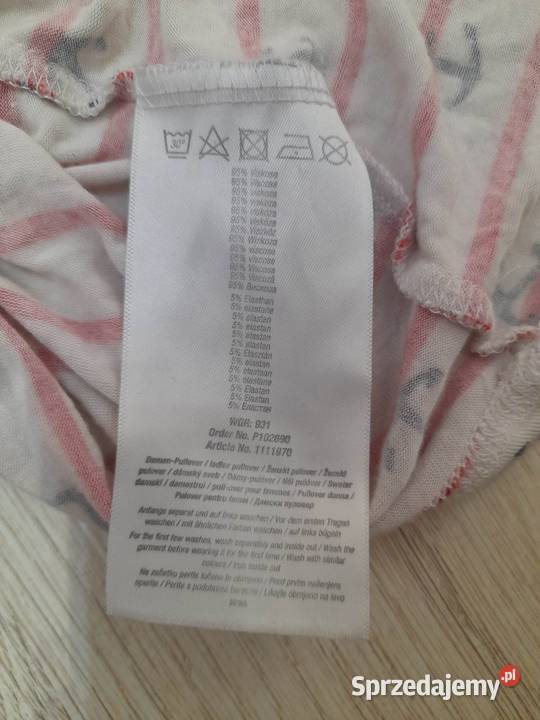 Bluzka w paski i kotwice Chynowo