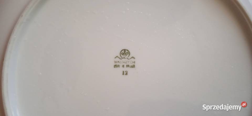 Duży talerz Porcelana Książ dolnośląskie Świdnica