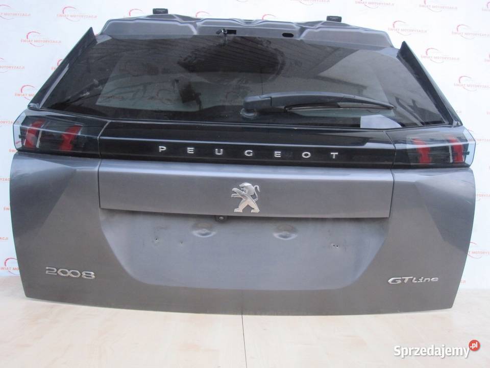 PEUGEOT 2008 II GT LINE 22r klapa tył kompletna