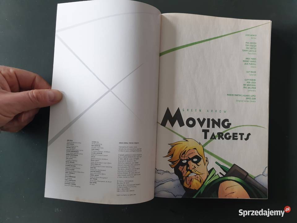 Green Arrow Moving Targets oryginalny komiks DC Gdynia
