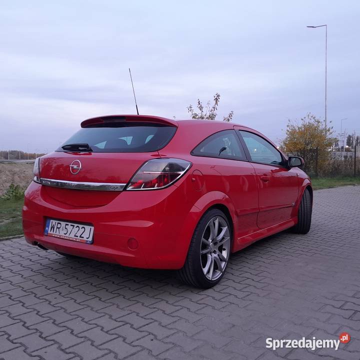 Opel Astra H GTC OPC LINE SALON POLSKA welurowa tapicerka Radom