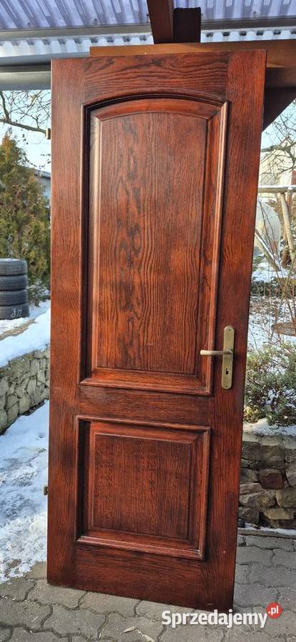 Drzwi skrzydła drewniane dębowe Drzwi wewnętrzne Bolesławiec sprzedam