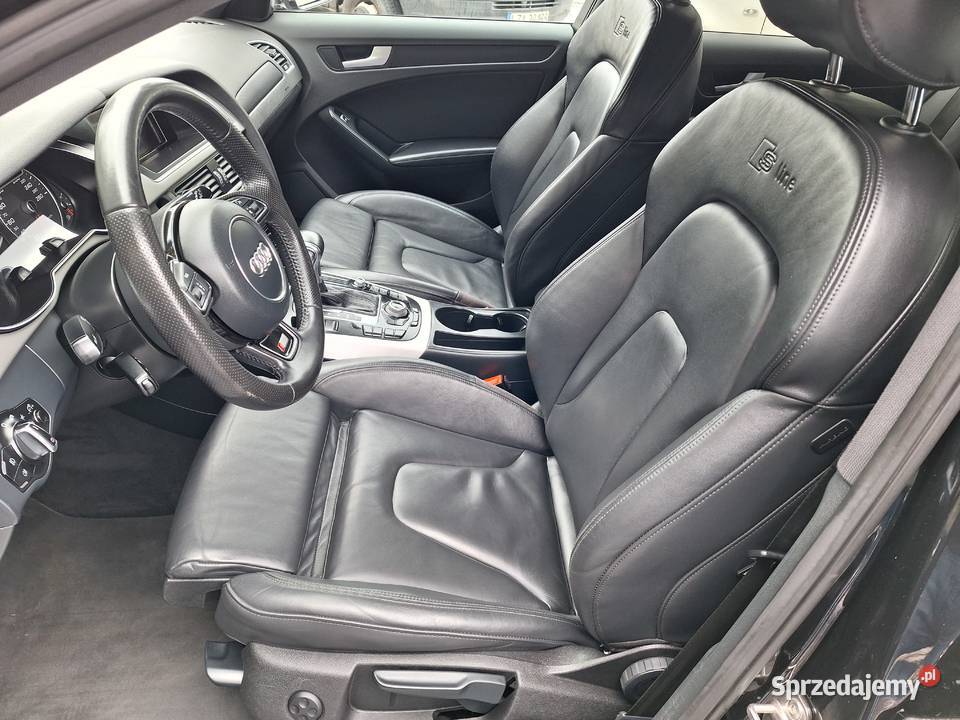 AUDI A4 S LINEAUTOMATSKÓRAKLIMATRONIKSERWISOWANY skórzana tapicerka Zamość