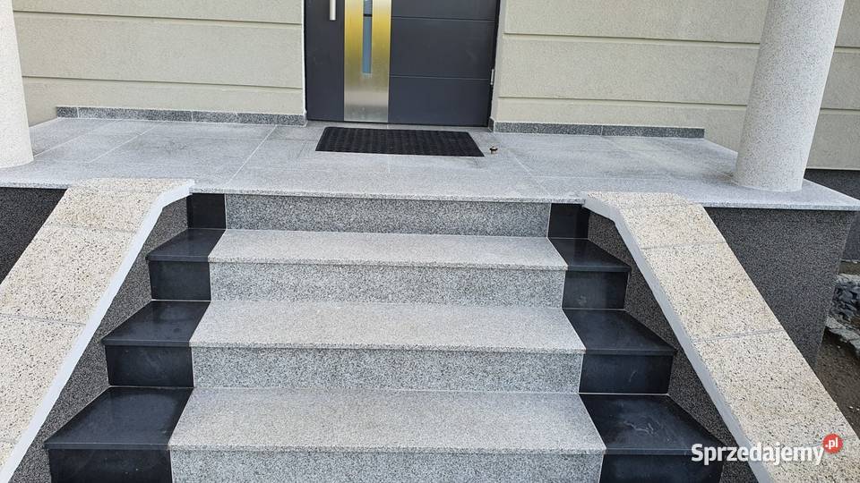Podstopnica granitowa szara G603 Bianco Cristal Tczew