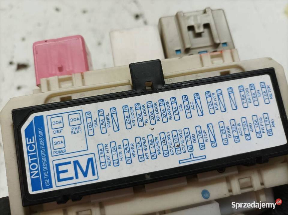 SKRZYNKA BEZPIECZNIKÓW MODUŁ 8273002150A 20 D osobowe