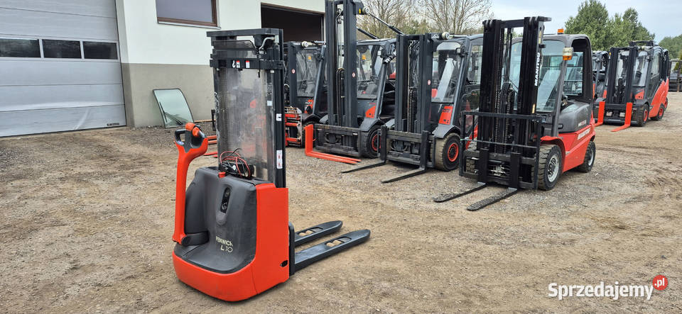 Elektryczny Paleciak Linde L10 2015 Triplex 445 Linde Małkinia Górna