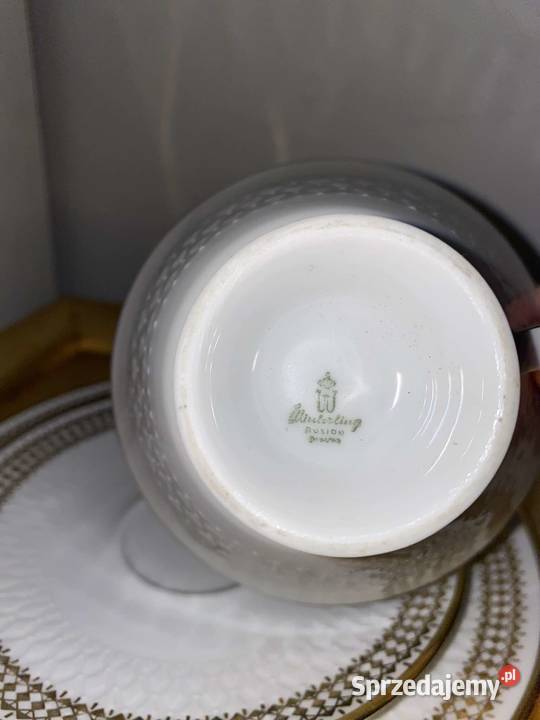 Trio śniadaniowe filiżanka porcelana bavaria Kraków