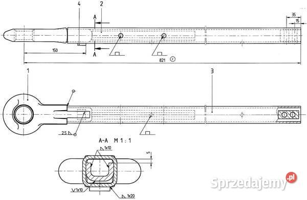 Ucho zaczepu BPW 1030652163 Rolnictwo