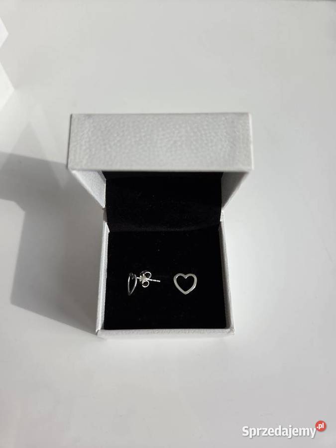 Kolczyki srebrne serce serduszka srebro Kolczyki Liszki