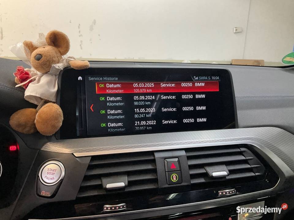 BMW X3 xDrive 30d 265 M Sport 2017 Rok produkcji 2017 X3 Lublin sprzedam