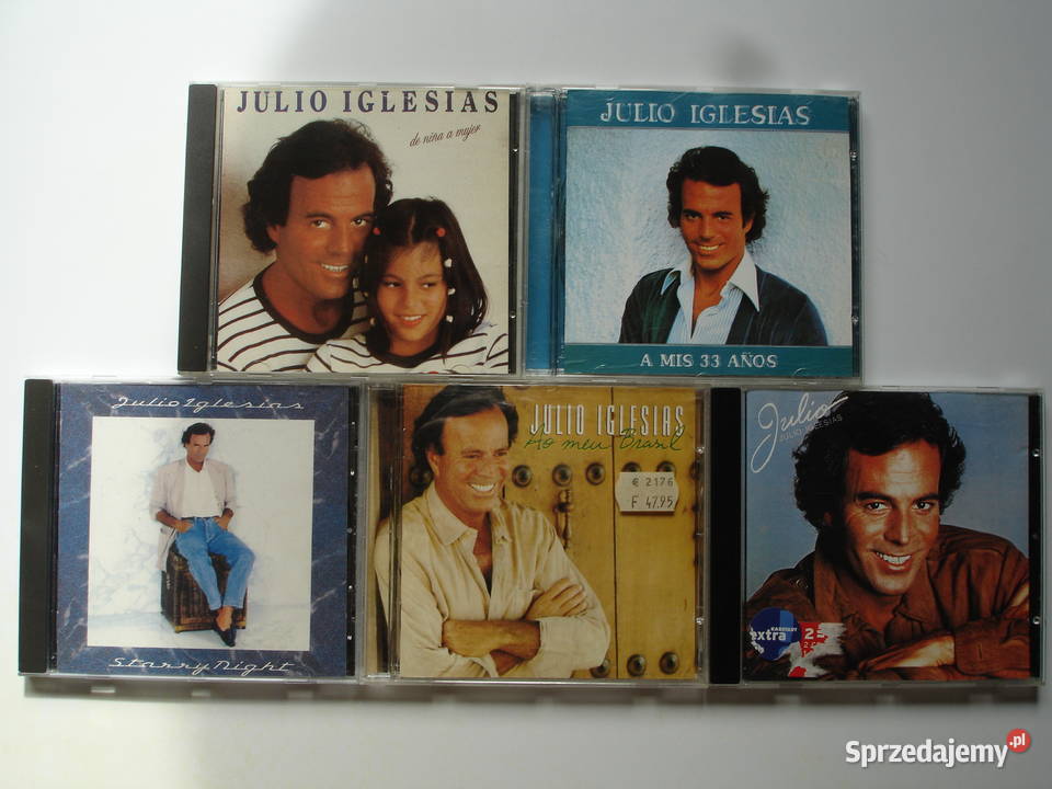 JULIO IGLESIAS płyty CD Płyty i kasety Kultura i Rozrywka lubuskie