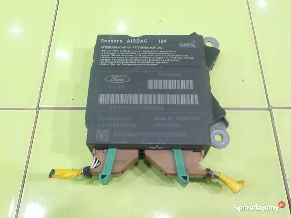 FORD KA MK2 II 12 B 12r 3D modul sensor AIRBAG Suków