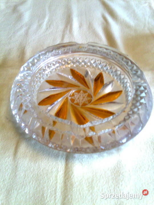 Popielniczka kryształowa Huta Julia Łódź