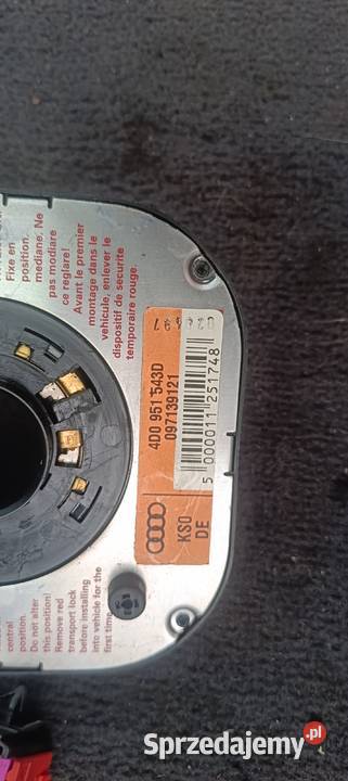 Taśma Airbag Zawijak 4D0 951 543D Audi A4 B5 a23 śląskie Myszków