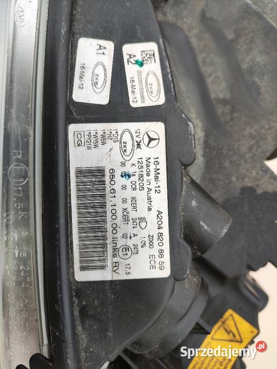 Mercedes Benz GLK x204 lampy BiXenon skrętne Żółkiewka-Osada sprzedam