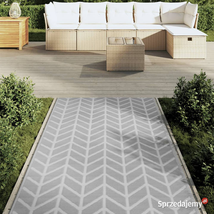 Dywan na zewnątrz szary 120x180 PP WM368542 Warszawa