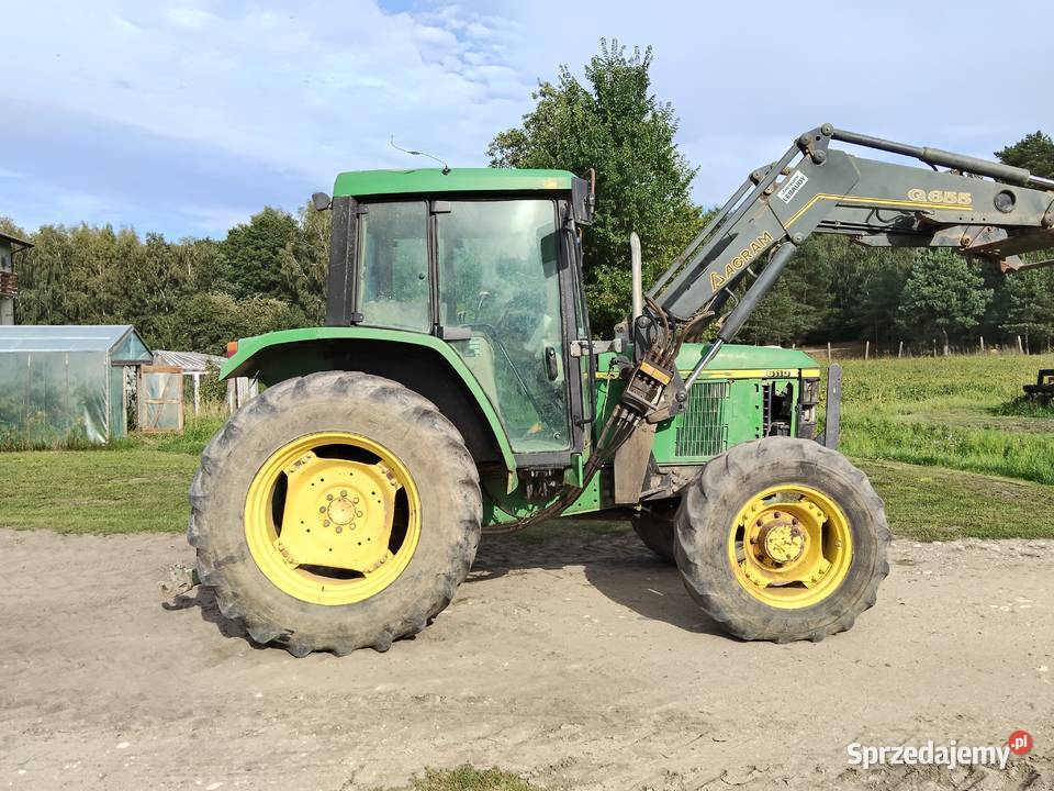 CIAGNIK JOHN DEERE 6110 Z TUREM 2000 SUPER STAN wielkopolskie Brudzew