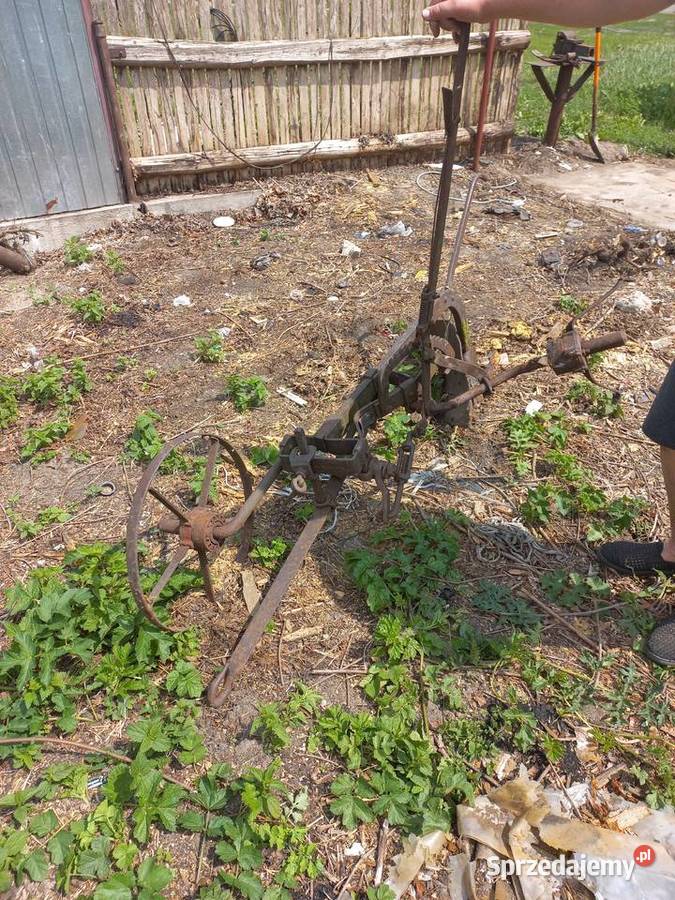 Niemiecki zabytkowy pług konny warmińsko-mazurskie Rozogi