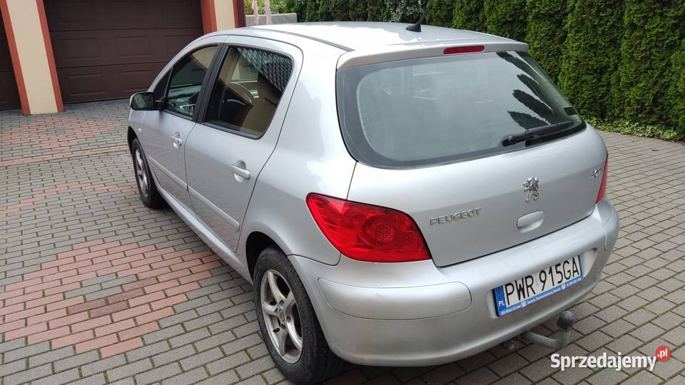 Peugeot 307 1600ccm 109 lpg 7l na 100 srebrny na centralny zamek Orzechowo