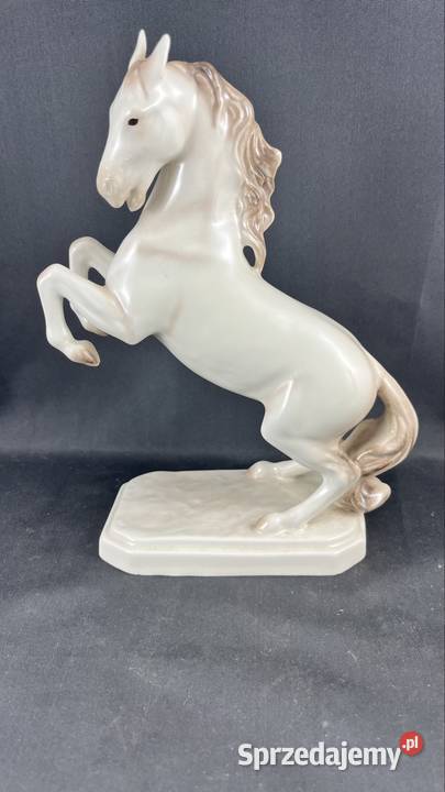 Porcelanowa figurka konia Cartendorf lubuskie Zielona Góra