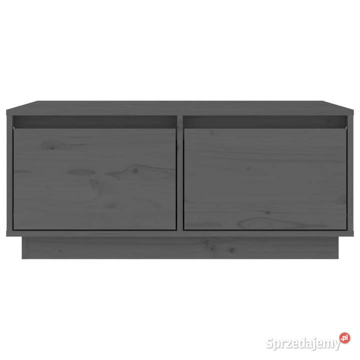 Stolik kawowy szary 80x50x35 lite drewno sosnowe Warszawa