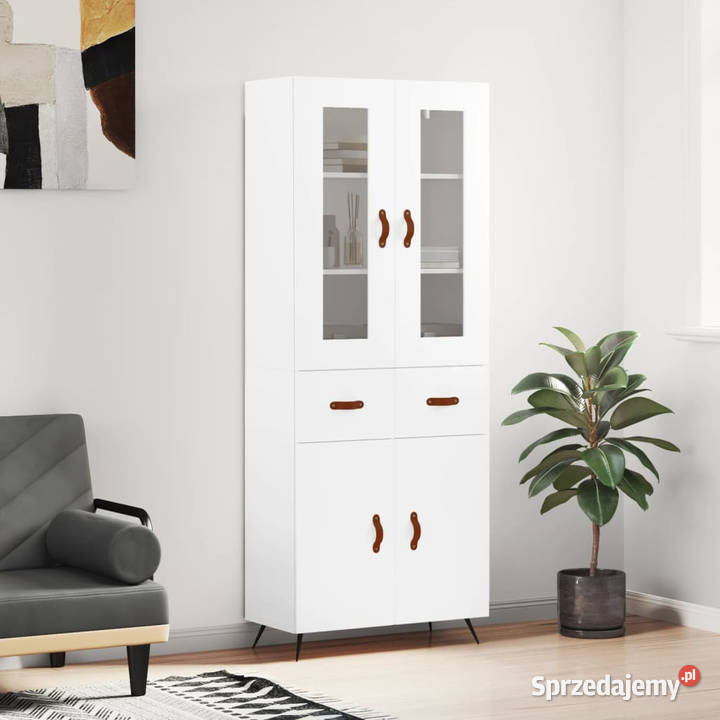 Witrynka biała 695x34x180 materiał Warszawa