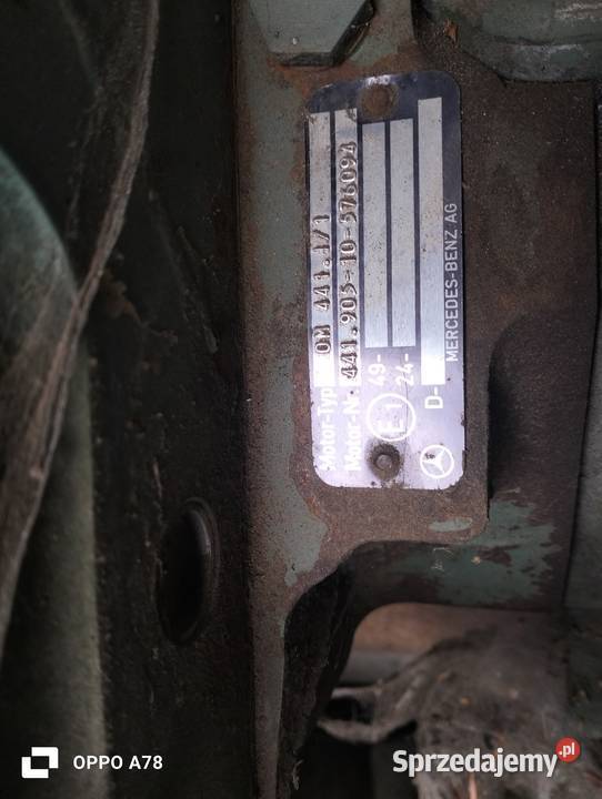 Silnik Mercedes om 421 V6 Świdwin