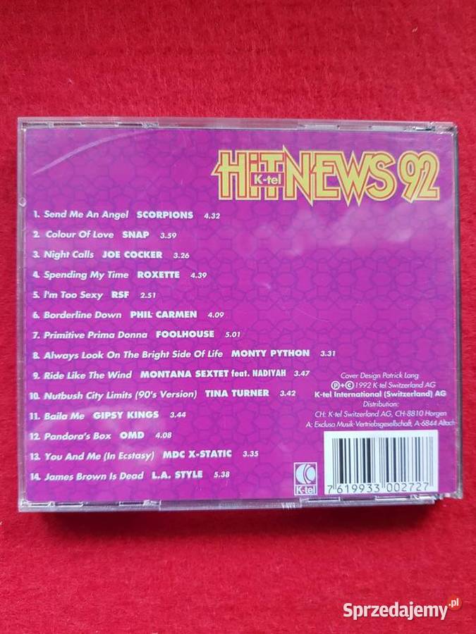 Various Hit News 92 unikat płyta cd vintage Kielce sprzedam