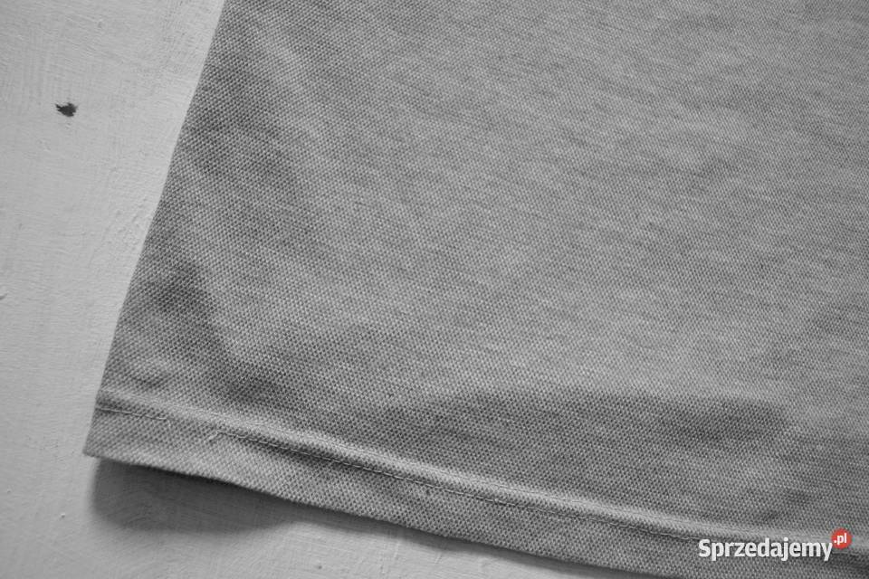 szara koszulka polo Lacoste S krótki rękaw Odzież codzienna Warszawa sprzedam