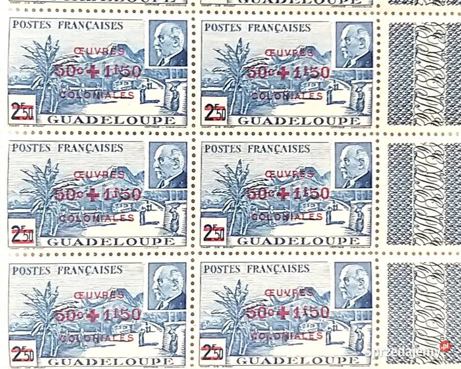 Gwadelupa Kolonie francuskie reżimu Vichy Ptain Bronisze